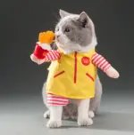 Pet Dog Cat Transformed Clothes Upright Clothes
