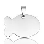 Stainless Steel Dog Tag Necklace Titanium Steel Pet Identity Tag Listing