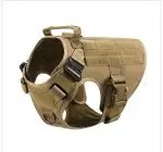 Tactical large dog vest dog patrol equipment pet dog clothes K9 chest strap