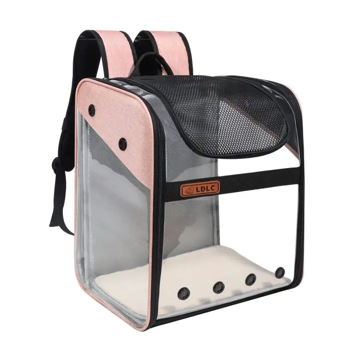 PVC Breathable Large Capacity Cat Carrying Space Capsule Cat Bag Portable Pet Dog Backpack Fold