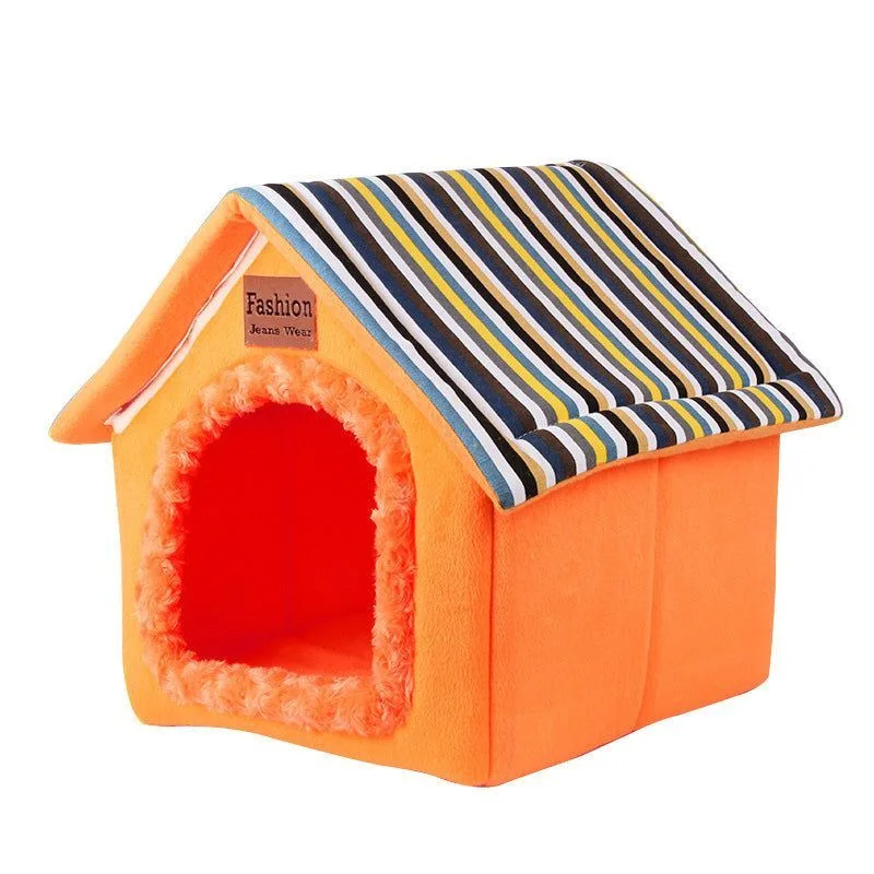 Pet summer detachable folding warm house Bed For Dog And Cat