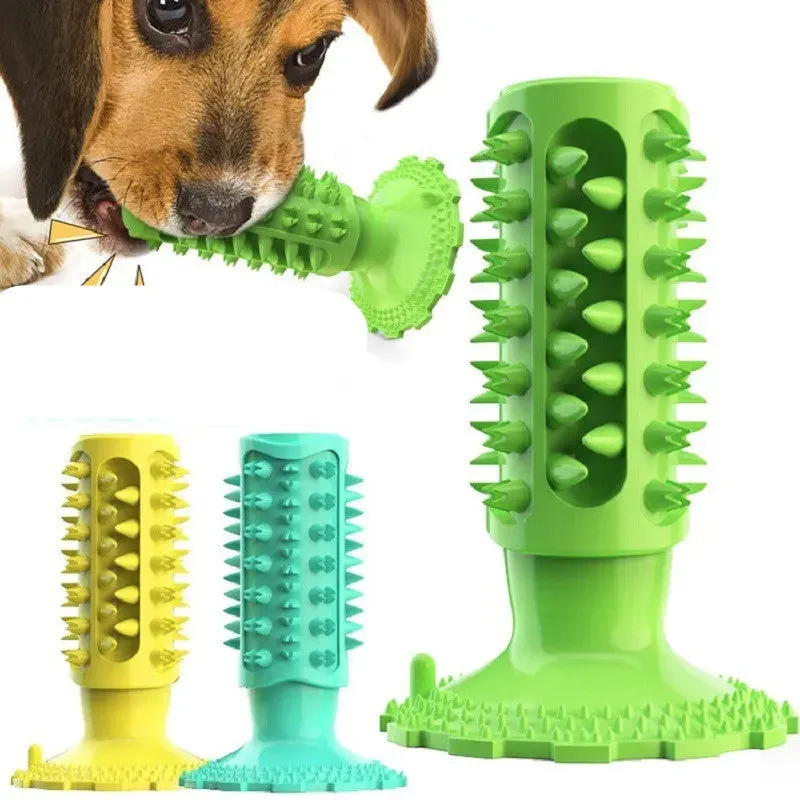 1612323837831 Teeth Cleaning Dog Toothbrush Sucker Molar Stick Dog Bite Toy