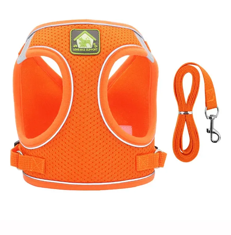 Reflective and Breathable Traction Rope for Dog