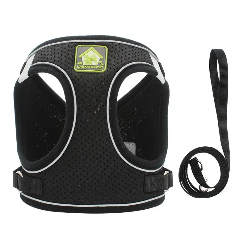 Reflective and Breathable Traction Rope for Dog
