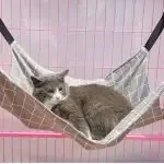 Summer Linen Cat Cage Adjustable Hammock For Cat