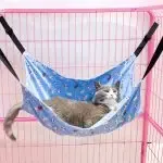 Summer Linen Cat Cage Adjustable Hammock For Cat