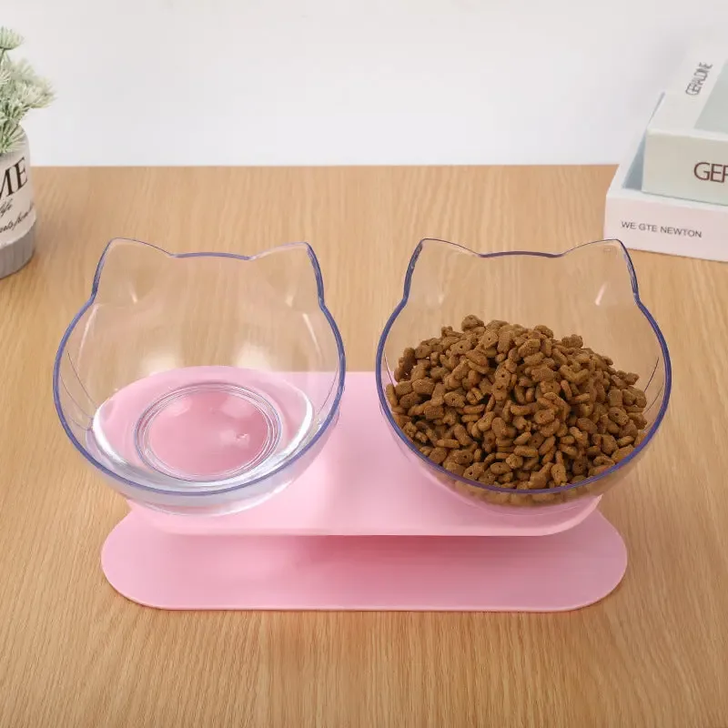 Anti-slip Cat Food Bowl Cervical Protection