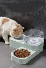 Automatic Drinking Water Cat Food Bowl
