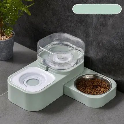 Automatic Drinking Water Cat Food Bowl