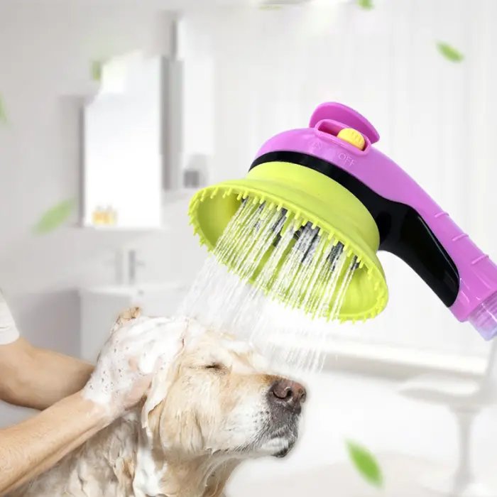 Pet Shower Kit Cat and Dog Shower Head Dog Shower Kit Brush Massage Kit Pet Kit