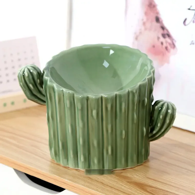 Ceramic High-Leg Cat Bowl