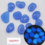 Garden aquarium aquarium luminous stone Artificial fluorite fluorescent luminous pebbles