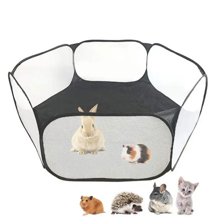 Portable Small Animal Playpen Folding Outdoor Indoor Exercise Pet Cage Tent