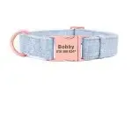 Pet Dog Collar Engraving Anti-Lost Traction Rope Supplies