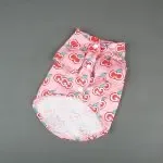 Pet Clothes Thin Silk G Home Powder Apple Shirt Method Teddy Schnauzer Fashion Leisure