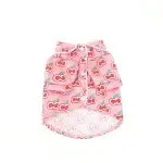Pet Clothes Thin Silk G Home Powder Apple Shirt Method Teddy Schnauzer Fashion Leisure