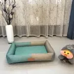 Comfortable and breathable dog kennel bed