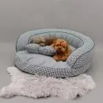 Removable And Washable Dog Kennel Cat Kennel Embroidered Characters