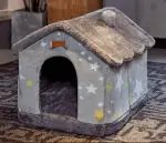 Removable And Washable Small Dog Teddy Cat Litter Closed Dog House