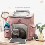 Travel Bag Sports Backpack Portable Collapsible Breathable Pet Backpack Medium Cat Dog