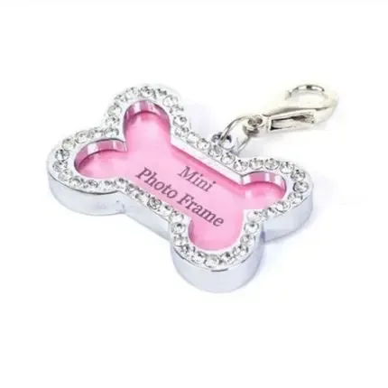 Dog Collar Pendant Pendant with Metal Diamond