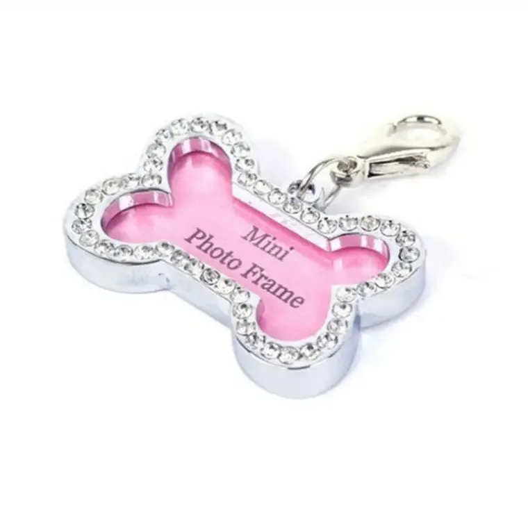 Dog Collar Pendant Pendant with Metal Diamond