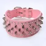 Pet collar large dog rivet collar PU Leather Collar for Dogs