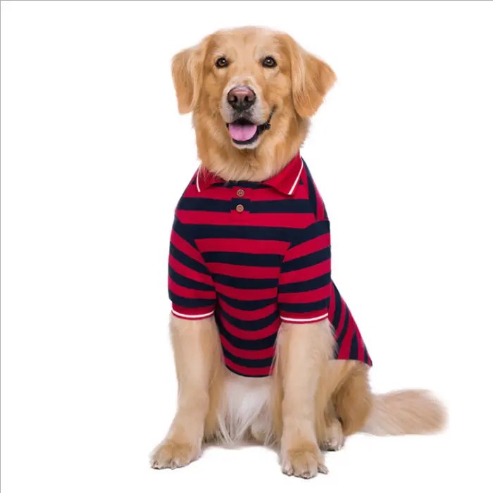 Pet clothes polo shirt two legged clothes