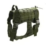 Tactical large dog vest dog patrol equipment pet dog clothes K9 chest strap