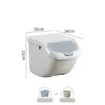 Storage sealed moisture-proof pet food bucket For Dog And Cat