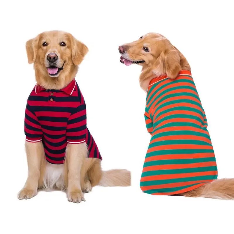 Pet clothes polo shirt two legged clothes