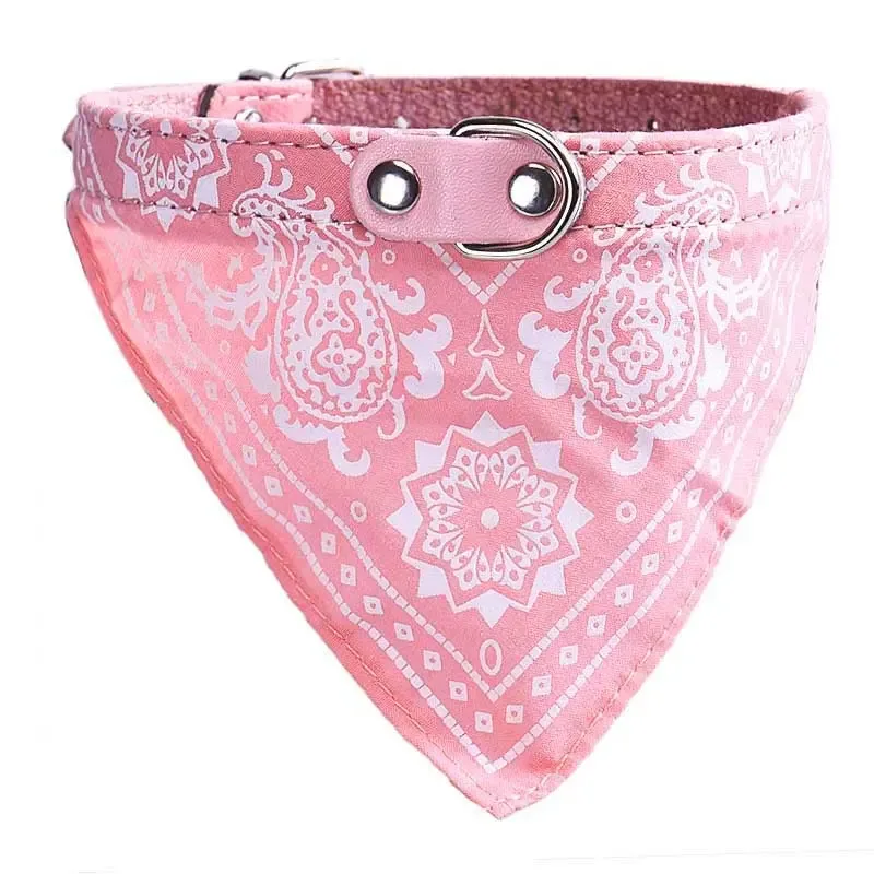 628856532164 Pet Bandana Adjustable neckerchief fits many different sizes Triangle Scarf Towel
