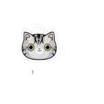 Cat name brand customized identity card bell