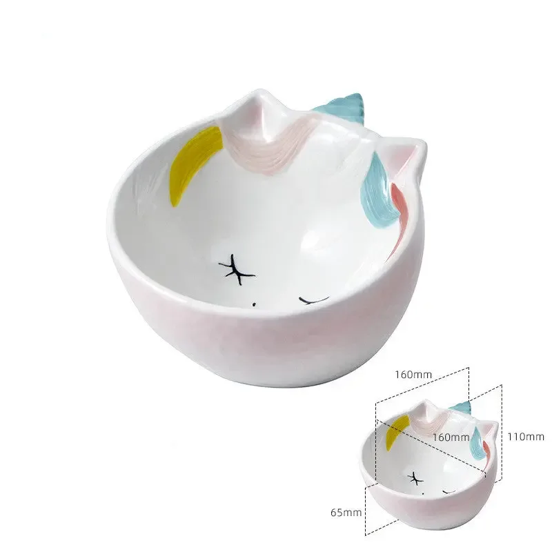 Super Cat Feeding Bowl (Ceramic)