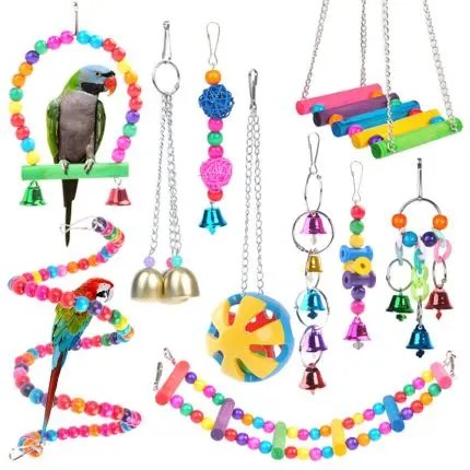 Bird Hanging Cage Toys