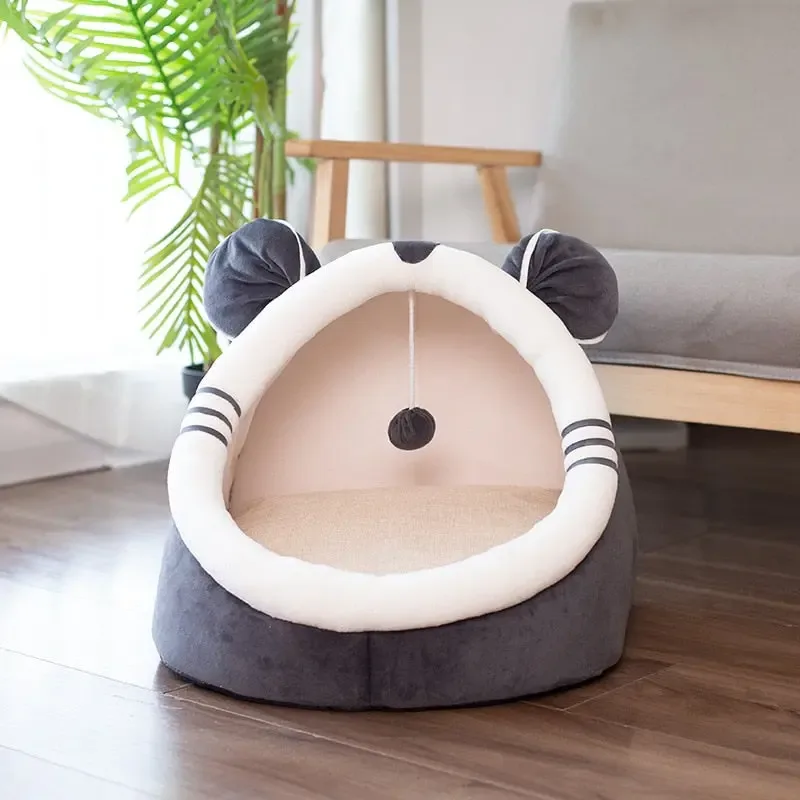 Warm Soft Cat Bed Winter Warm House