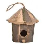 Wooden Bird Nesting Breeding Box House