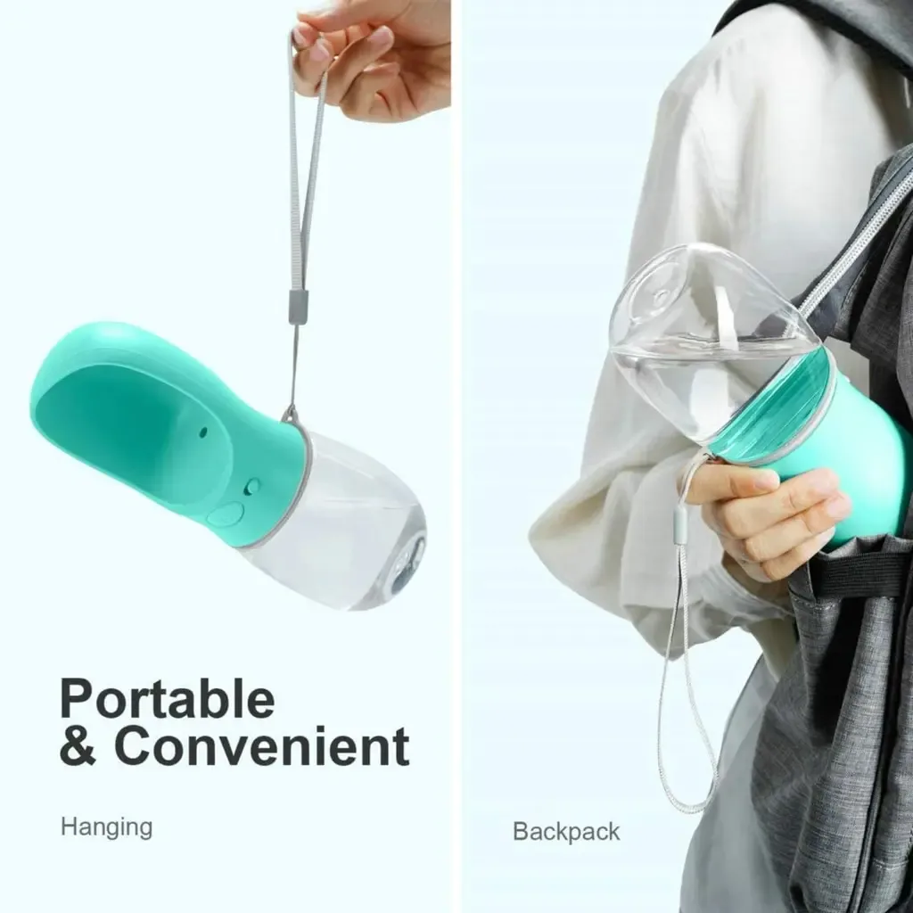 Pet Dog Water Bottle Portable Drinking feeder for Dogs Cat Outdoor Travel Leakage-proof  Puppy Water Dispenser Bowl