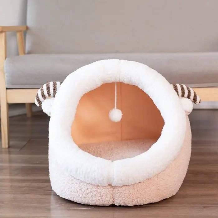 Warm Soft Cat Bed Winter Warm House
