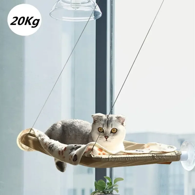 Cat Hanging Beds Comfortable Sunny Seat Window Mount Pet Hammock Soft Pet Shelf Seat Beds