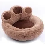 Velvet Cute House Bear Paw Shape Design