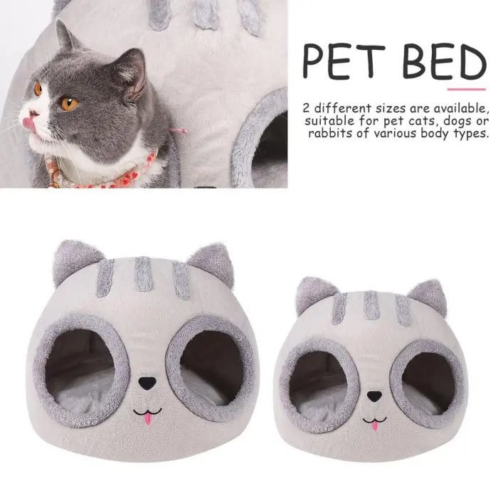 Cave Soft Covered Cat Bed