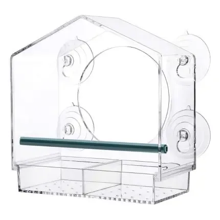 Acrylic Window Bird Feeder