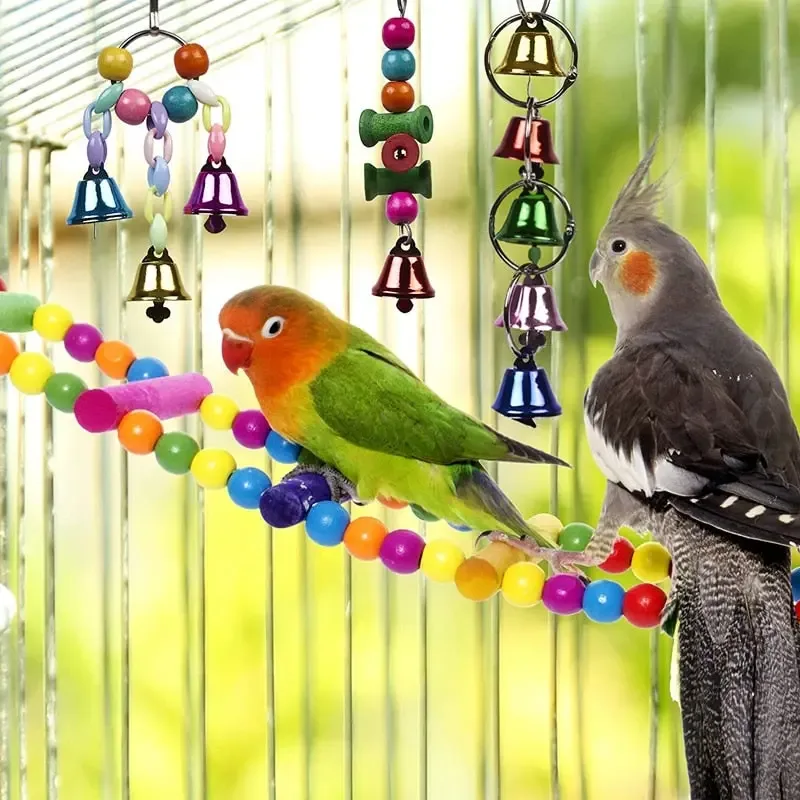 10 Peaches Bird Cage Toys