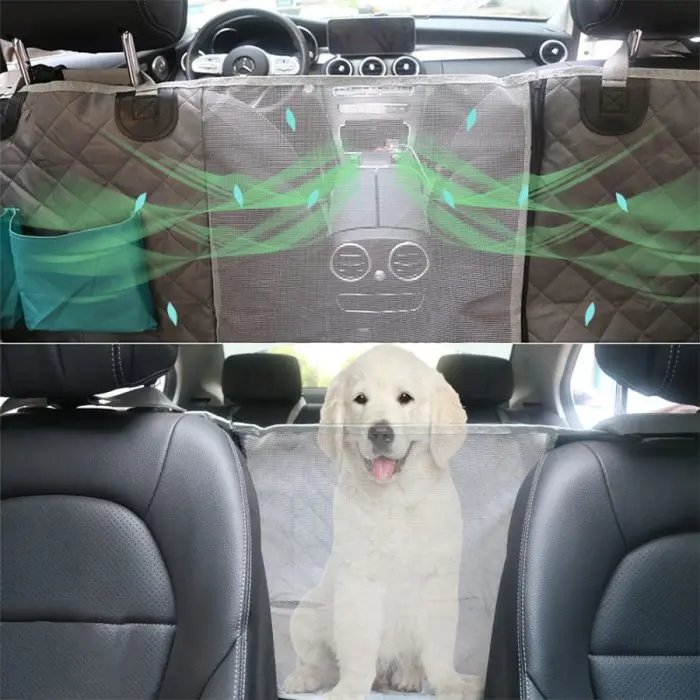 Car Rear Back Seat Mat For Dogs Cats Non-slip Safety Dog Cushion