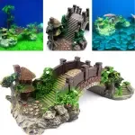 Aquarium Fish Tank Vintage Decorative Bridge