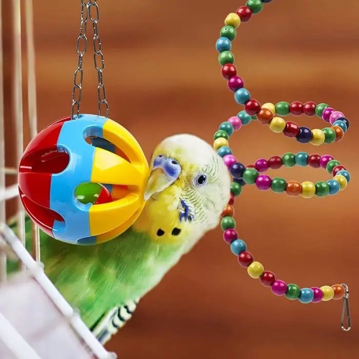 10 Peaches Bird Cage Toys