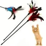 Cat Toy Tease Kitten Cat Sticks With Bells