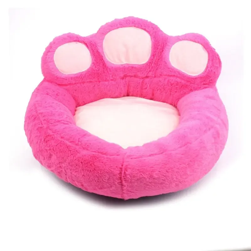 Velvet Cute House Bear Paw Shape Design