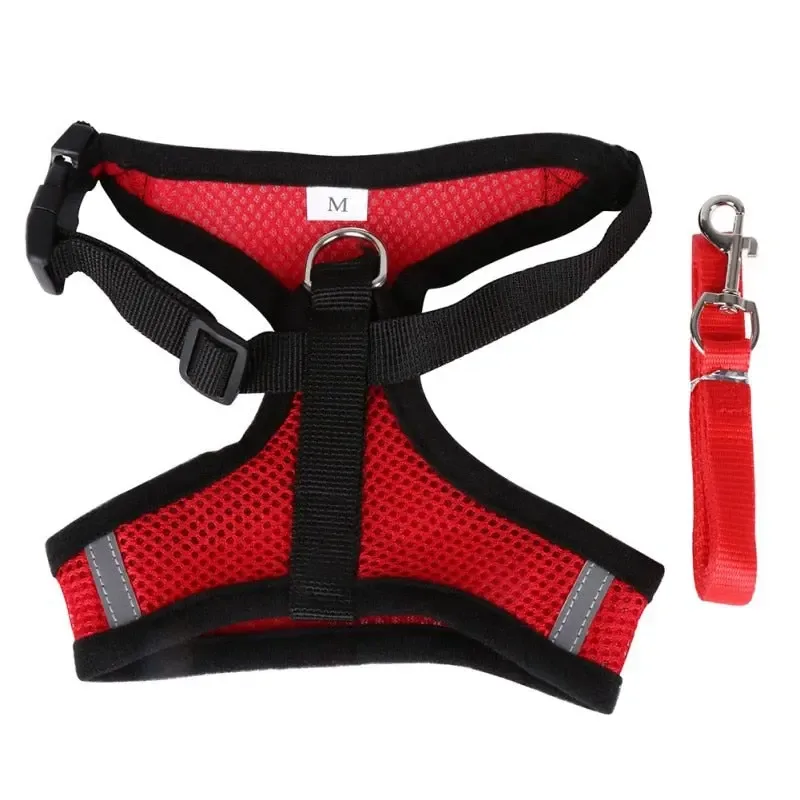 Pet Chest Strap Shining Rhinestone Heart design